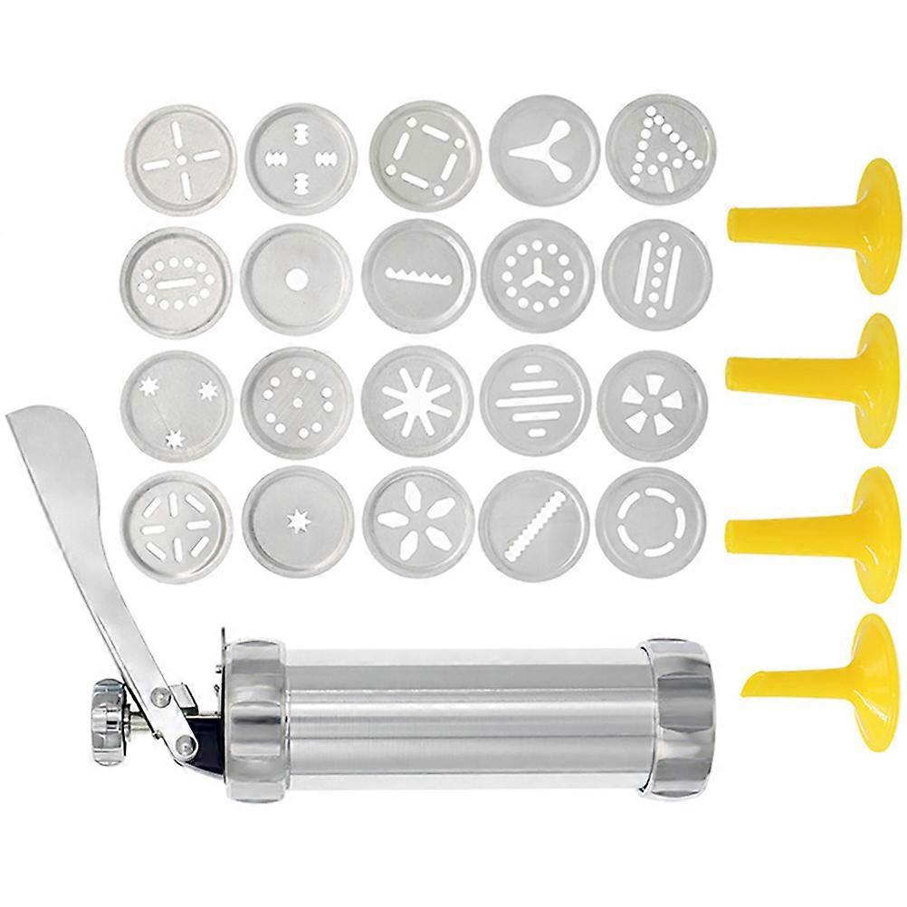 Baking Supply 4 Sets Cookie Press Tool Biscuit Maker Ideal For Baking And Decoration With Complete Accessories 21.20X15.50X5.60cm