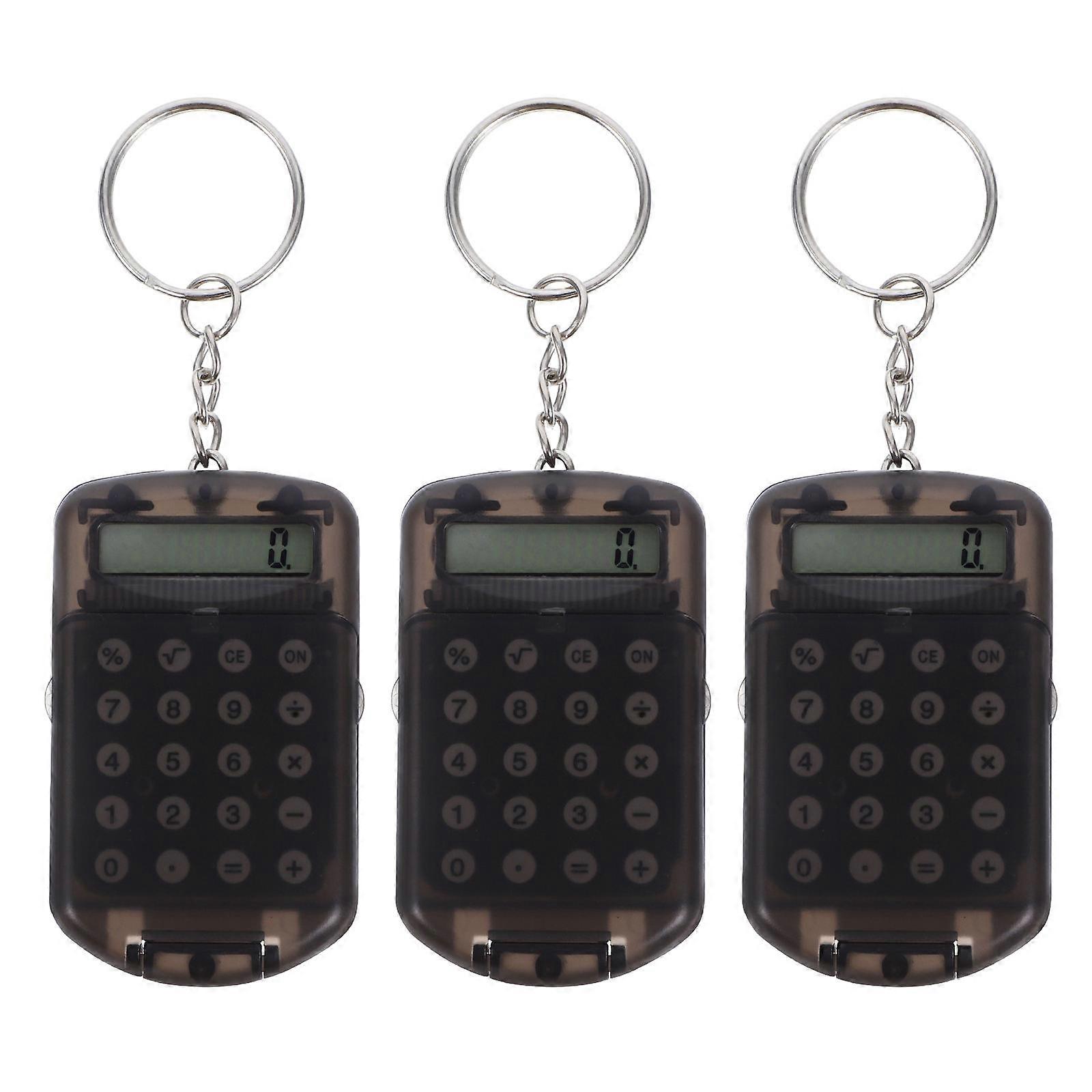 Mini Electronic Calculator Portable for Office 6Pcs Small Hanging Accessory