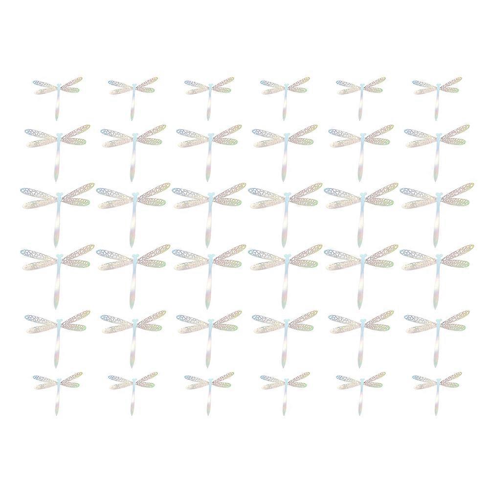 Dragonfly Wall Sticker 3D Imitation Dragonfly for Decoration 72Pcs