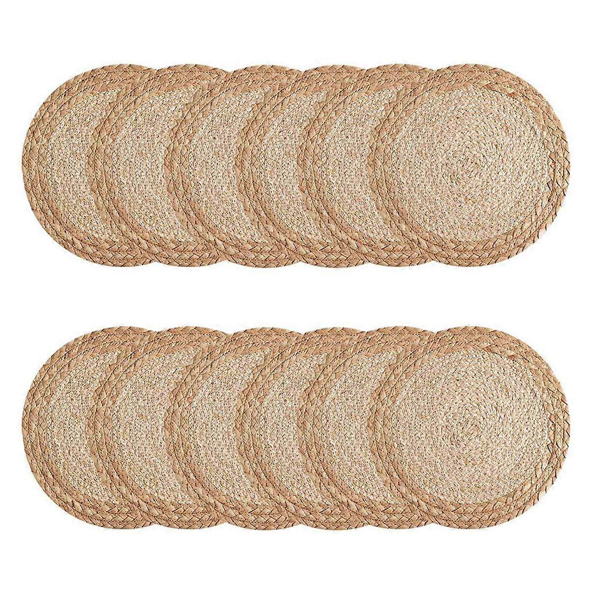 Boho Placemats Set of 6 - Handmade Woven Placemat