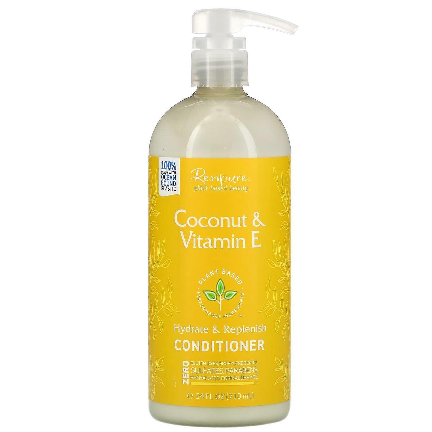 Renpure, Coconut & Vitamin E Conditioner, 24 fl oz (710 ml)