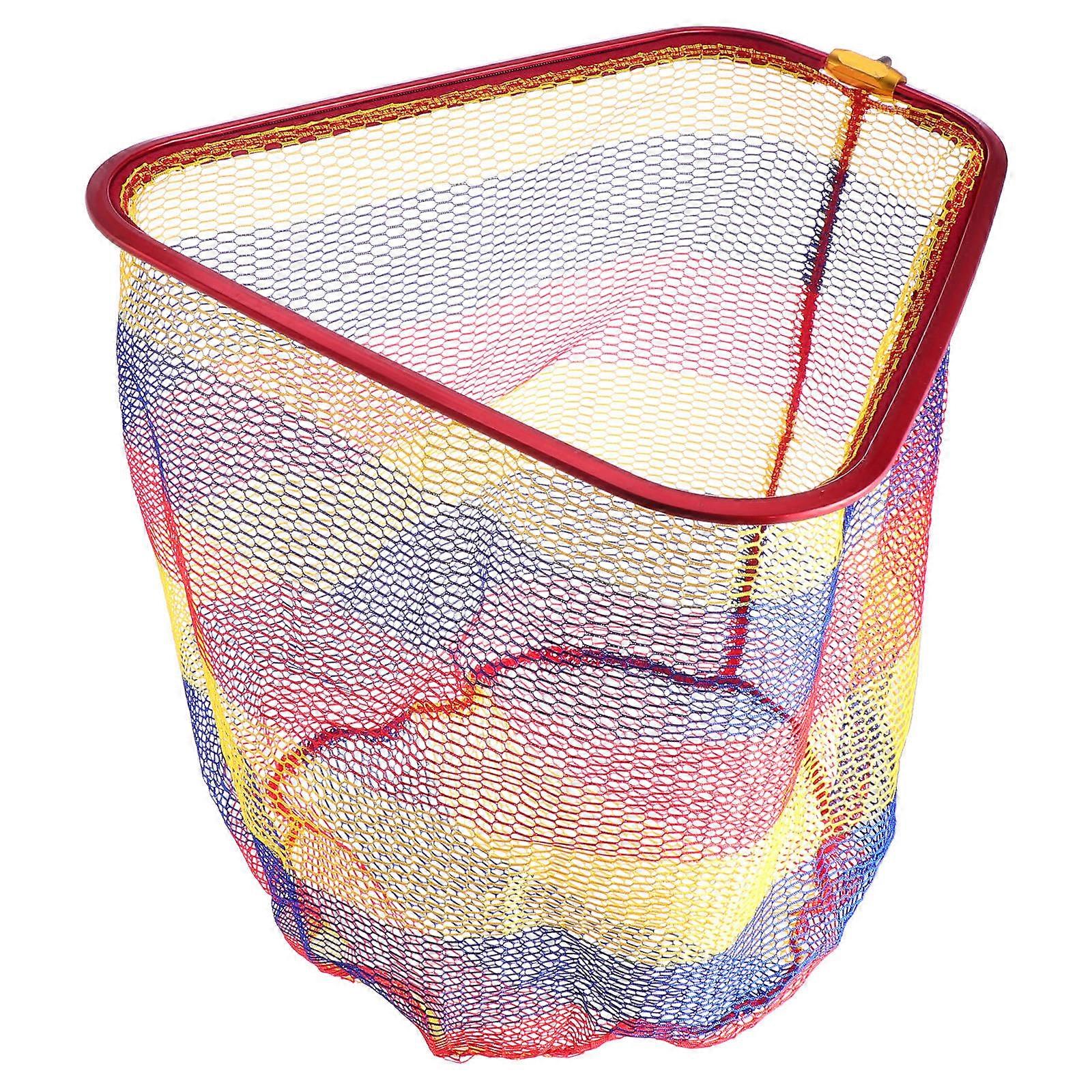 Fishing Catch Nets Trapezoid Shape Aluminum Alloy Deep Net Bag For Fishing Lovers 1Pack
