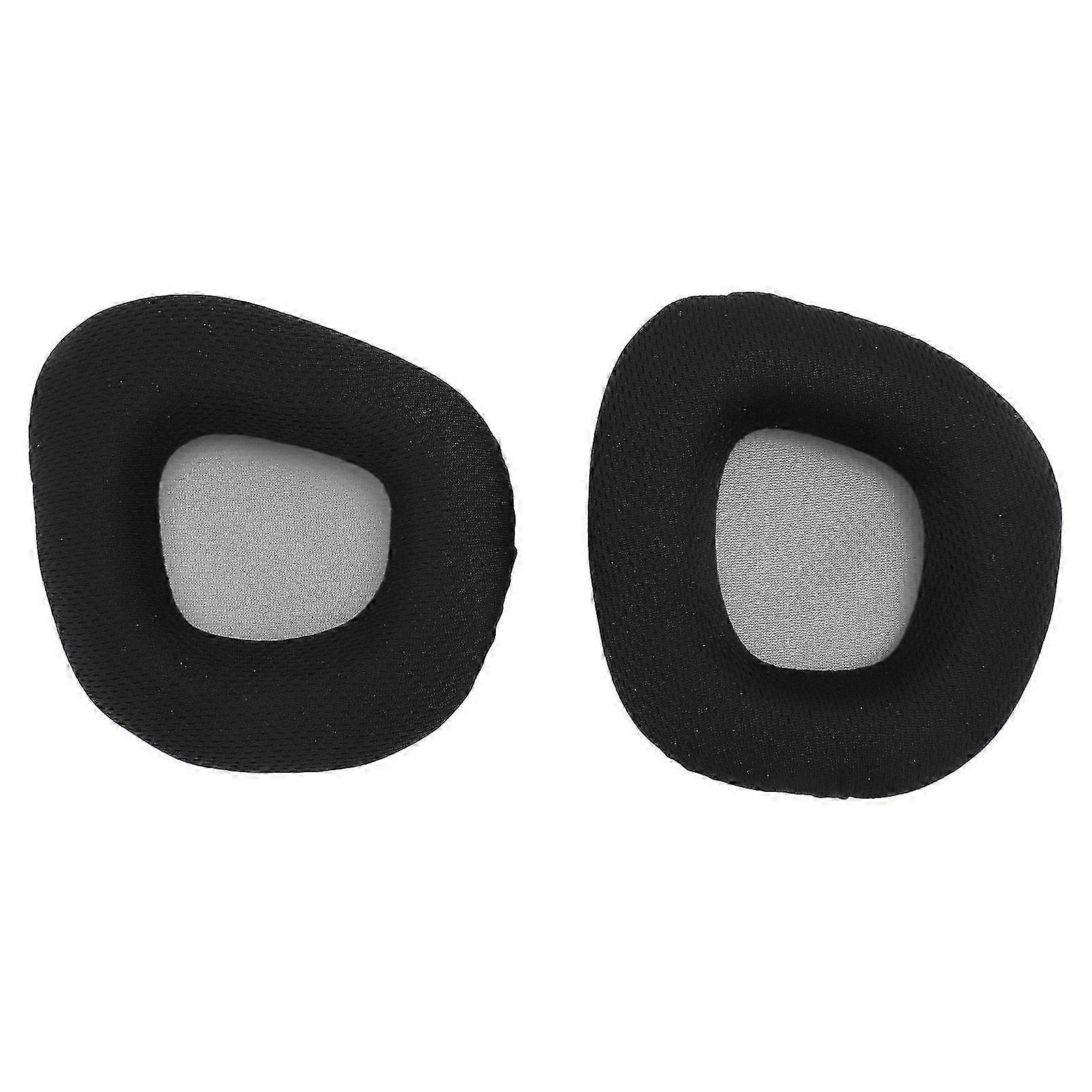 2pcs Replacement Ear Pads Noise Isolation Protein Leather Breathable Mesh Ear Cushions for Corsair Void Wireless for Void USB for Void Pro USB Gray Me