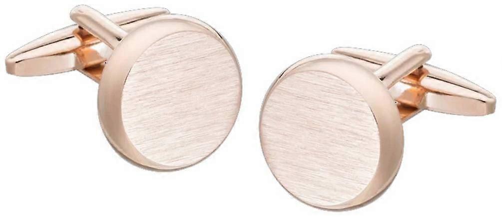 David Van Hagen O Shaped Cufflinks - Gold