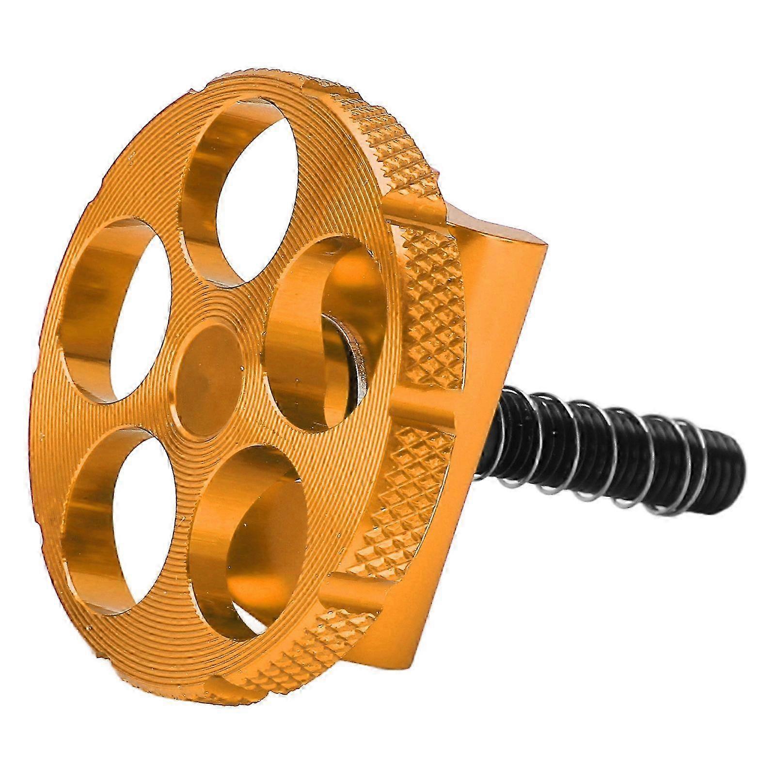 Folding Bicycle Aluminum Hingle Clamp C Buckle CNC Integrated for Brompton Folding BicycleGold