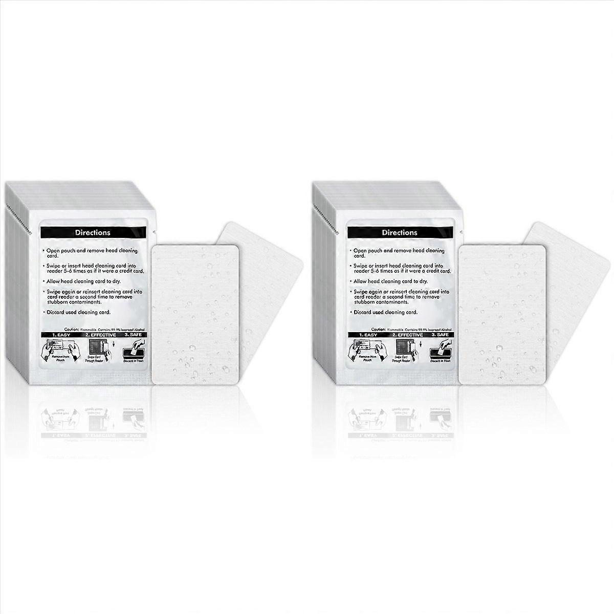 Card Reader Cleaning Cards - CR80 Card Reader Cleaner (25 PCS)