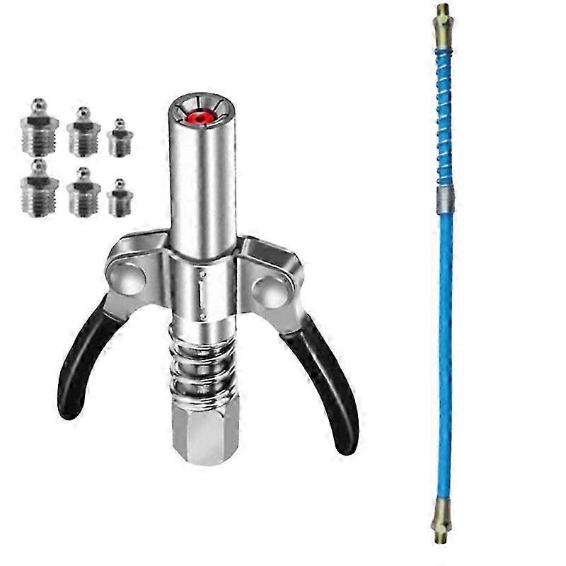 Grease Coupler Heavy-Duty Quick Release NPTI/8 10000 PSI Two