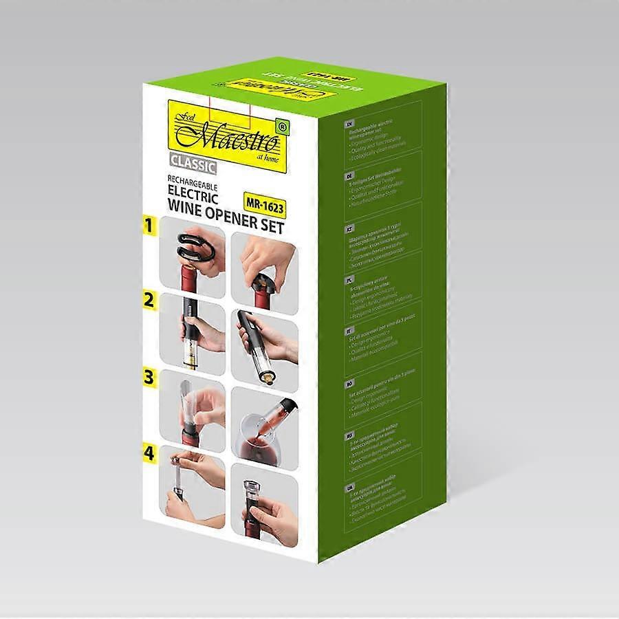 Sacacorchos eléctrico Maestro Mr-1623 USB