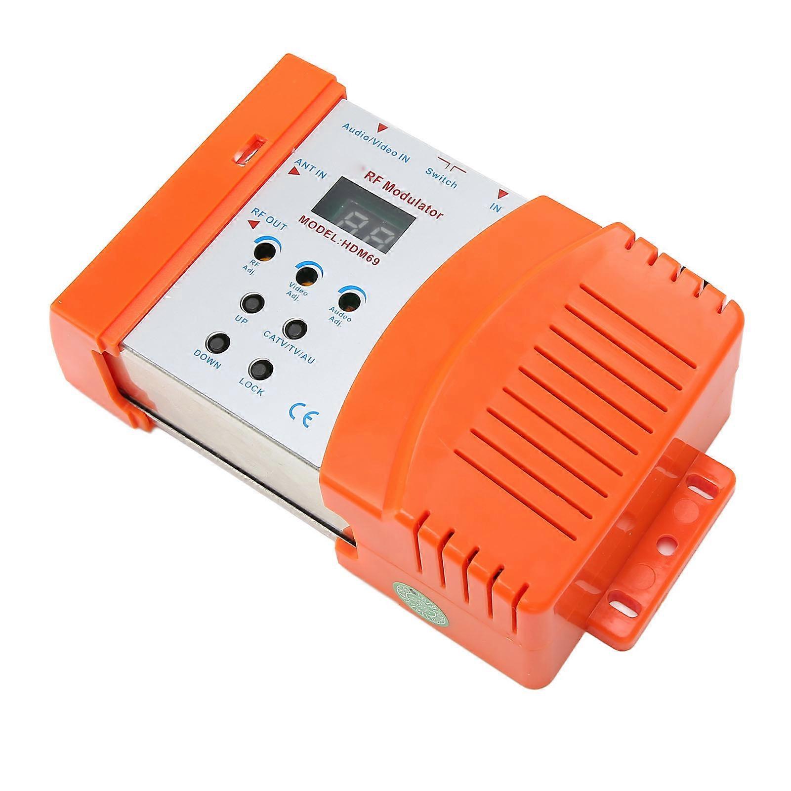 Digital RF Modulator for PAL NTSC Format HD Multimedia Interface and AV to RF Converter for Home TV AC 90‑240V EU Plug 