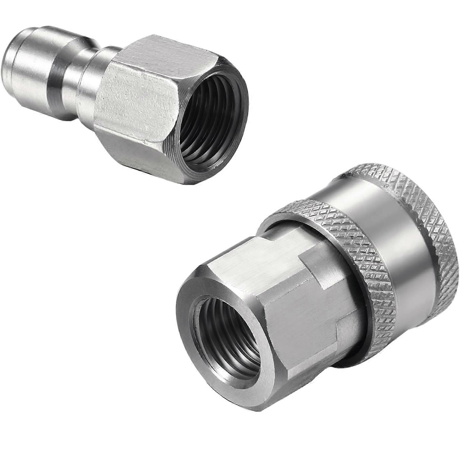 Αδιάβροχο, Γρήγορη σύνδεση, Αξεσουάρ συνδέσμων για πλυστικό μηχάνημα υψηλής πίεσης, Εξαρτήματα προσαρμογέα πιστολιών ψεκασμού NPT σε εύκαμπτο σωλήνα, Πολύχρωμα