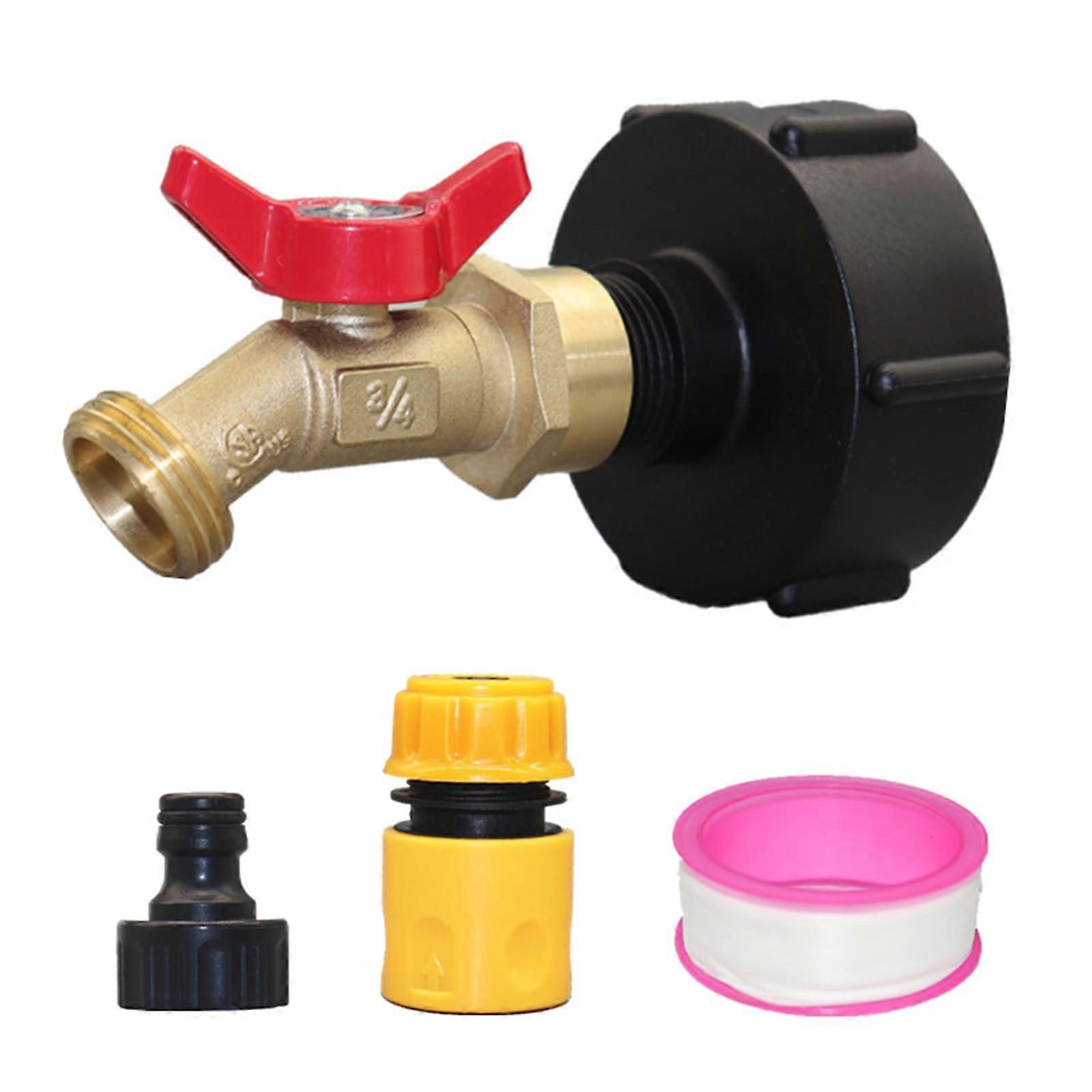 Multipurpose Liquid Transfer Adapter Brass Fittings QuickConnect For Irrigation Systems IBC Tanks Valves