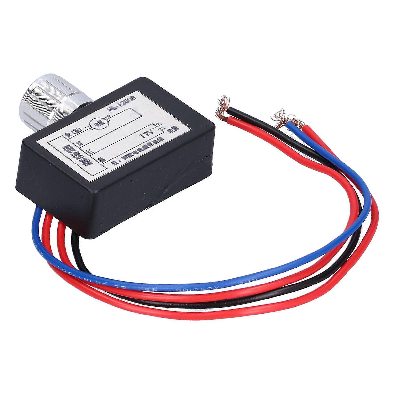 1250B Electronic Speed Switch PWM Monitor Dimmer Governor 12V DC Motor Speed Controller