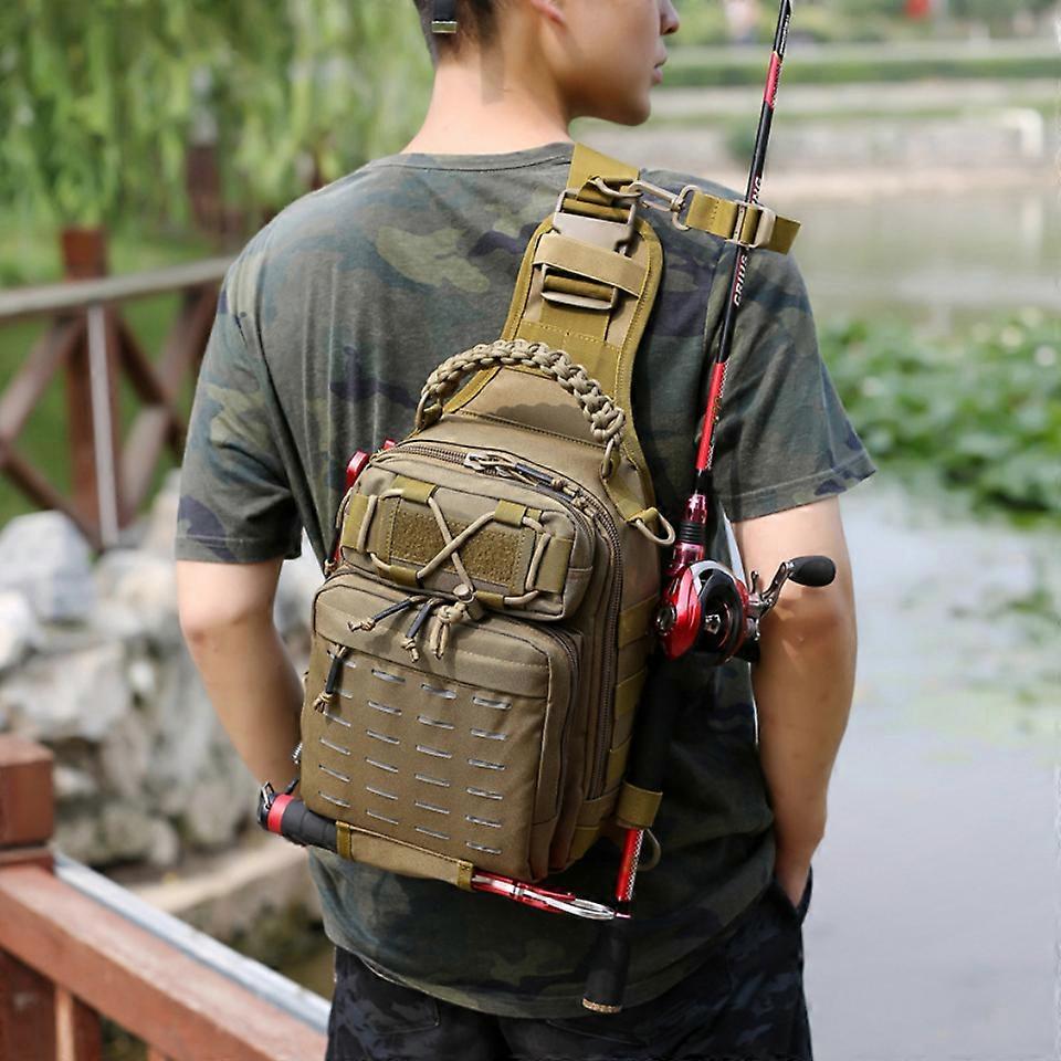 Outdoor Multi functional Fishing Bag for Men's Training Backpack