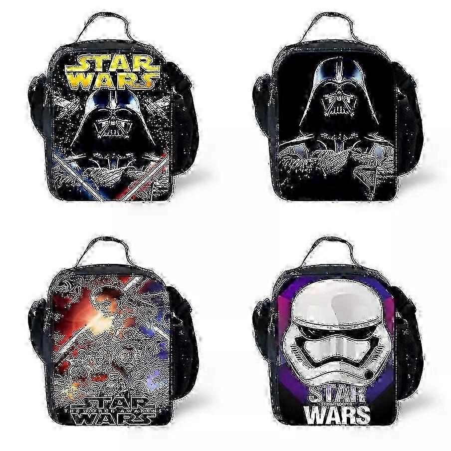 حرب النجوم تحت عنوان حقيبة غداء معزولة للأطفال الطلاب وجبة خفيفة الغذاء نزهة مربع التخزين