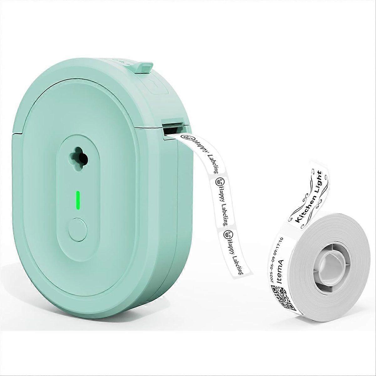 Label Maker Machine with Tape, Portable Bluetooth Label Makers, Inkless Mini Printer Multi Template