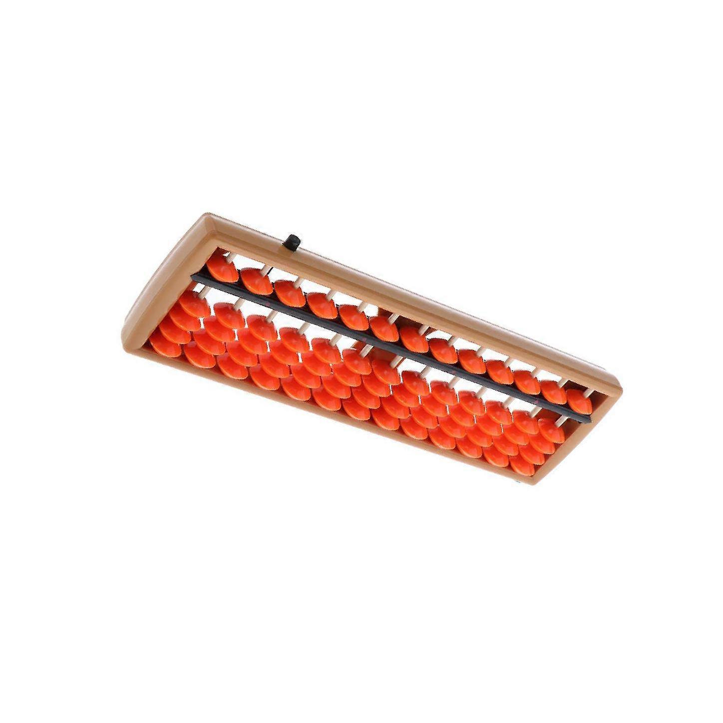 Chinese Plastic 13 Rods Abacus for Soroban Blue Math Calculating Tools