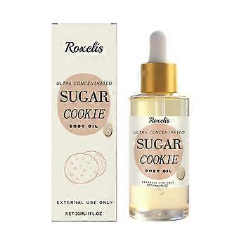 30ml Sweet Cookie Fragrance Body Oil: Moisturizes, softens, and nourishes skin; suitable for daily massage; long-lasting fragrance.
