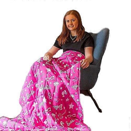 Barbie Childrens/Kids Fleece Weighted Blanket