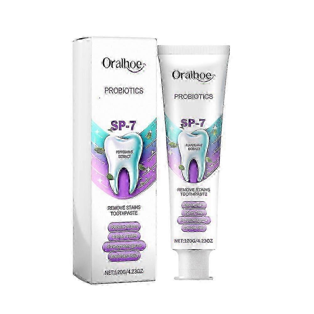 SP-7 Probiotics Whitening Remove Stains Toothpaste TOP