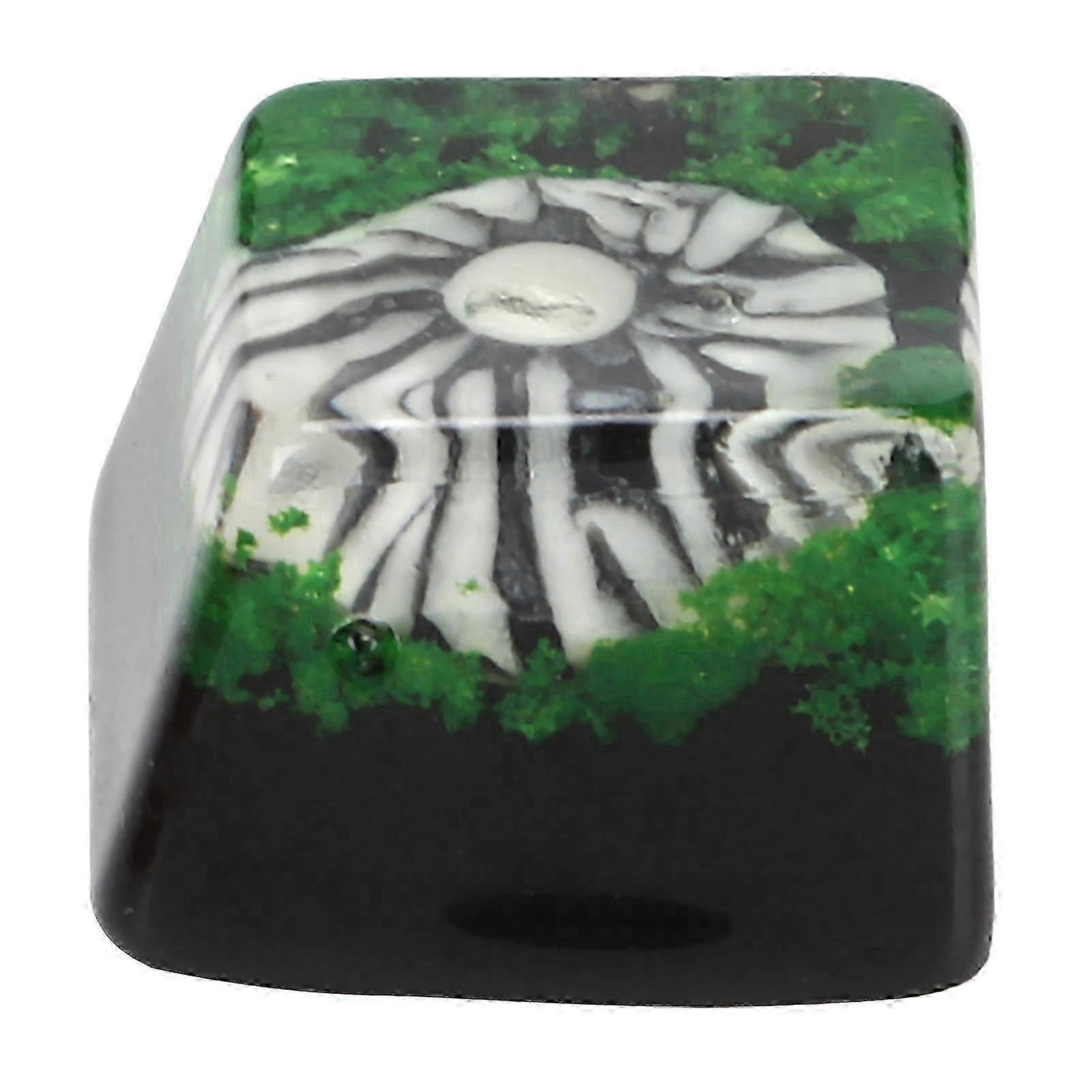 Resin Keycap HandMade CorrosionResistant Universal Mechanical Keyboard Accessories(Snow Mountain ) 2025