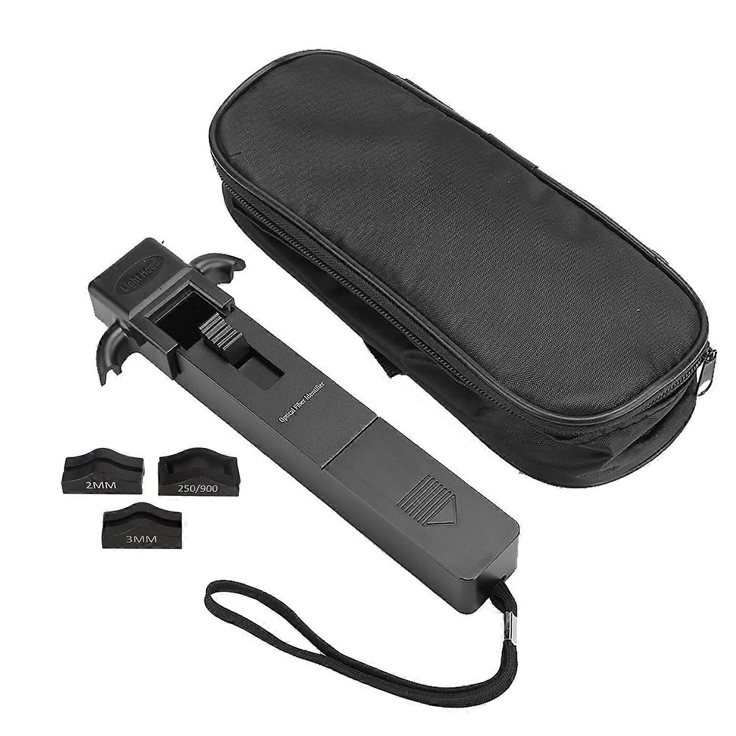 High Precision Optical Fiber Identifier Live Fiber Detector with 3 Adapters