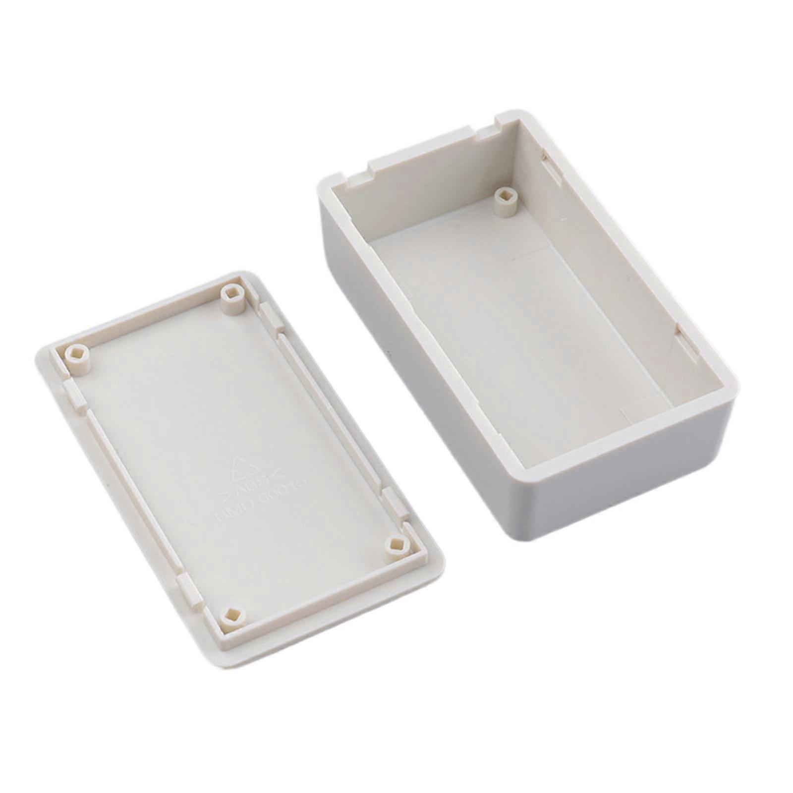 Heat Resistant Instrument Housing Box Enclosure Case for Electronic Projects Various Applications with Waterproof Design  White