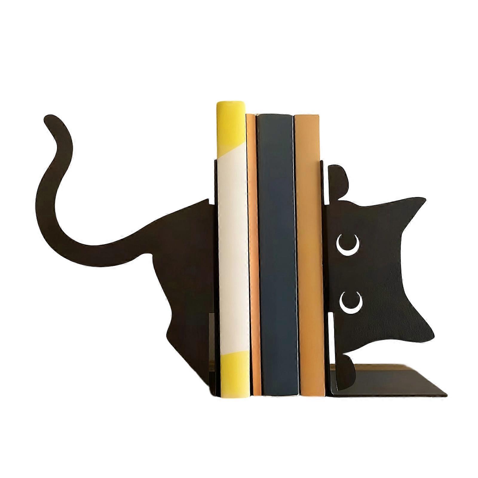 Metal Books Stand Books Holders Books Decors Elegant Display Stand for Displaying Pictures Cookbooks Notebooks Bookends Multicolor