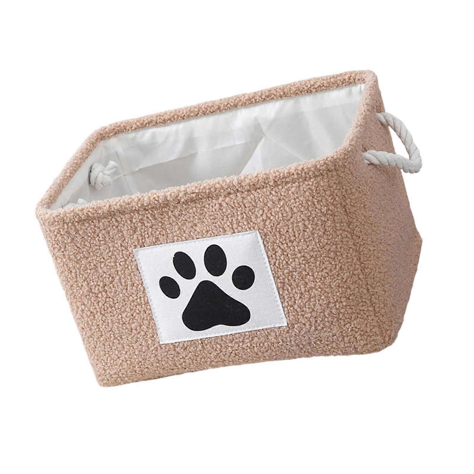 Functional Foldable Fabric Storage Bin For Home Organization Lightweight Portable Ideal For Family Use  Light brown