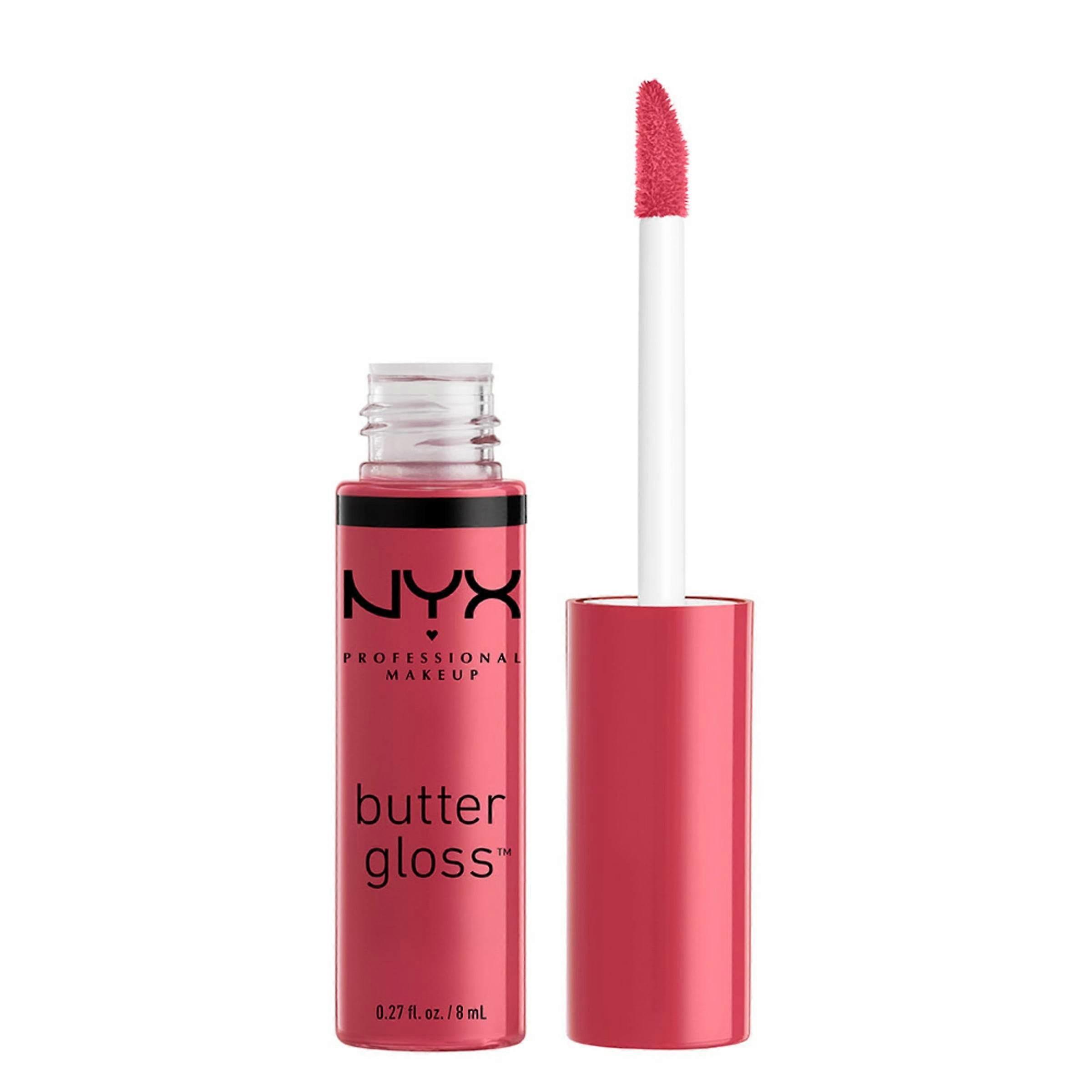 Nyx Professionele Make-up Boter Lipgloss, Aardbei Cheesecake, 0.27 Oz