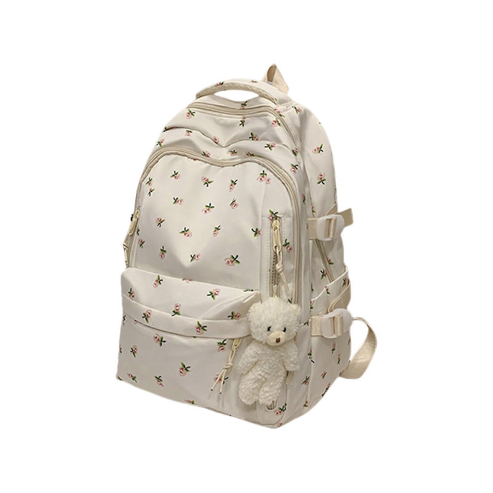 Backpacks Practical Nylon Fabric Spacious Compartment Organization Laptop Notebook Storage Comfortable For Daily Commute Multicolor