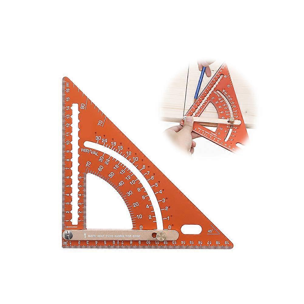 Adjustable aluminum alloy triangle, Carpenter Measuring Layout Tool