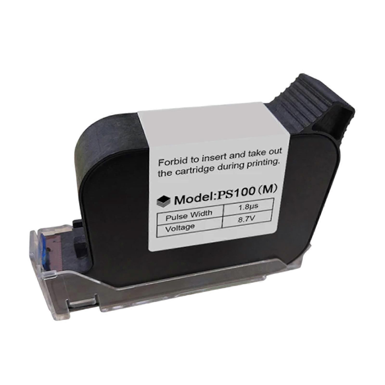 PS100(M) Black Inkjet Cartridge for Not Encrypted Printers Quick Drying on Multiple Surfaces 10CM Multicolor