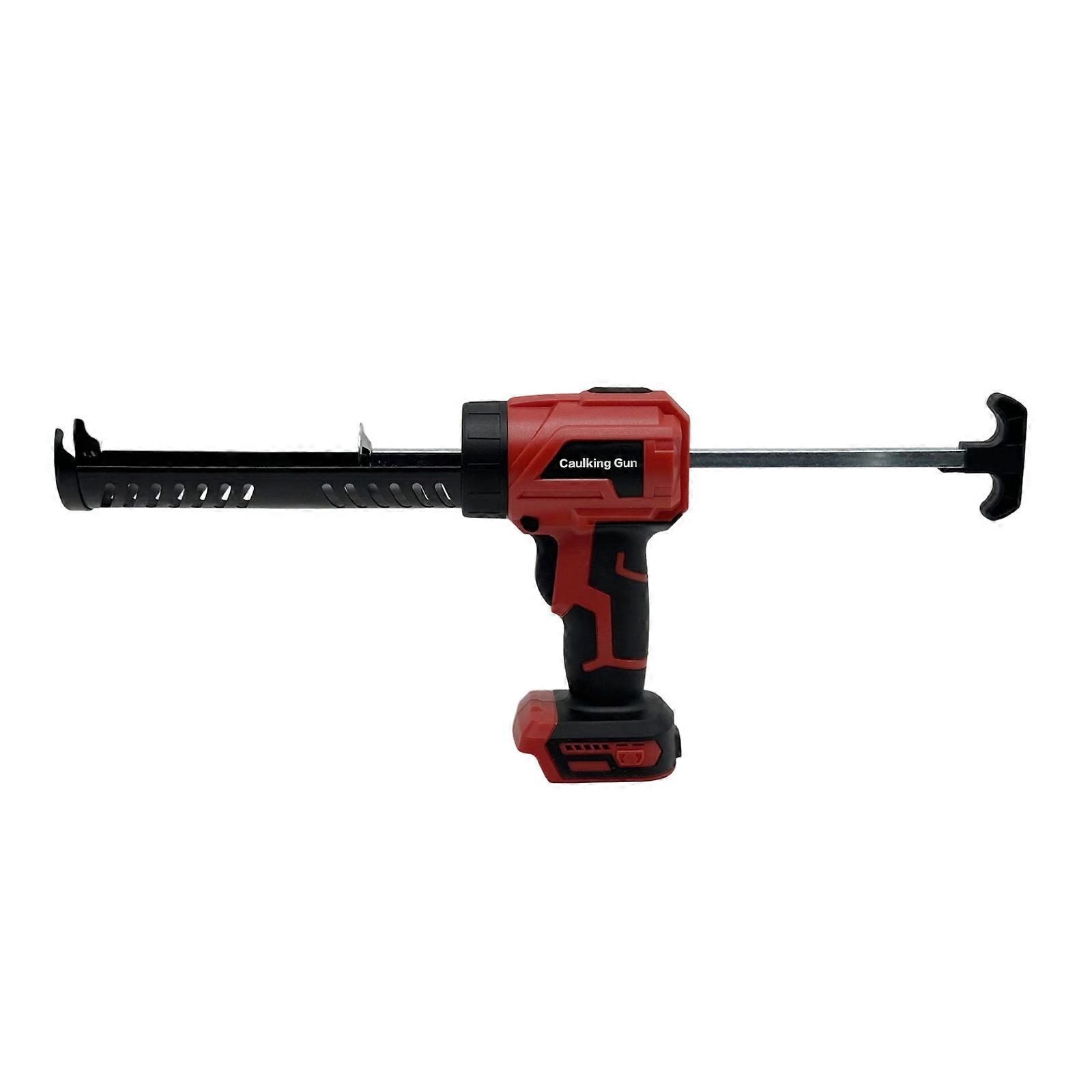 Multi Angled Quick Start Electric Caulking Guns Hard Tube Design Plastic Body Fit for Tight Spaces Construction Projects  Red