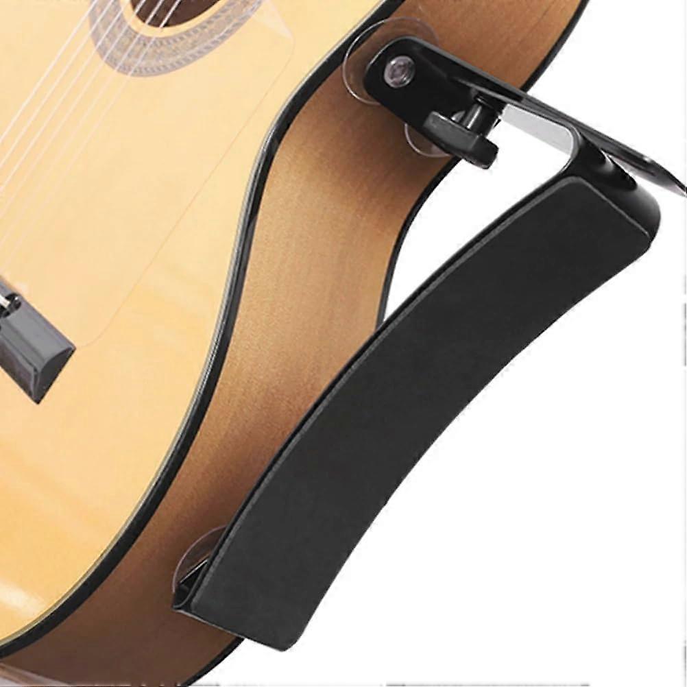 Classical Guitar Adjustable Rest Support Classical Guitar Foot Stool Lifter Professional Support for Players Black