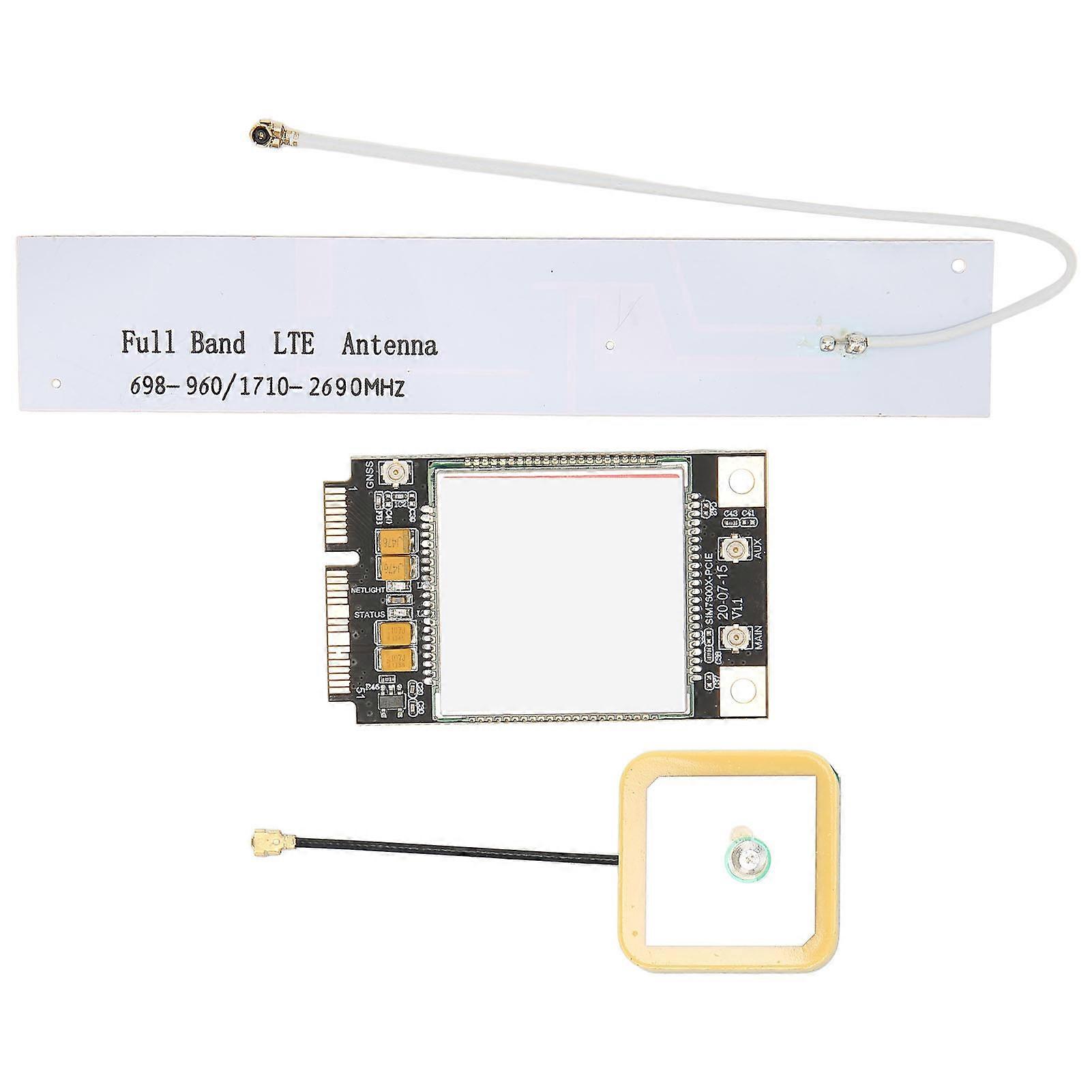 Mini PCIE Network Card 7600SAH Chip Mini PCIE Adapter with SIM Antenna Card Slot for Remote Communications CPE
