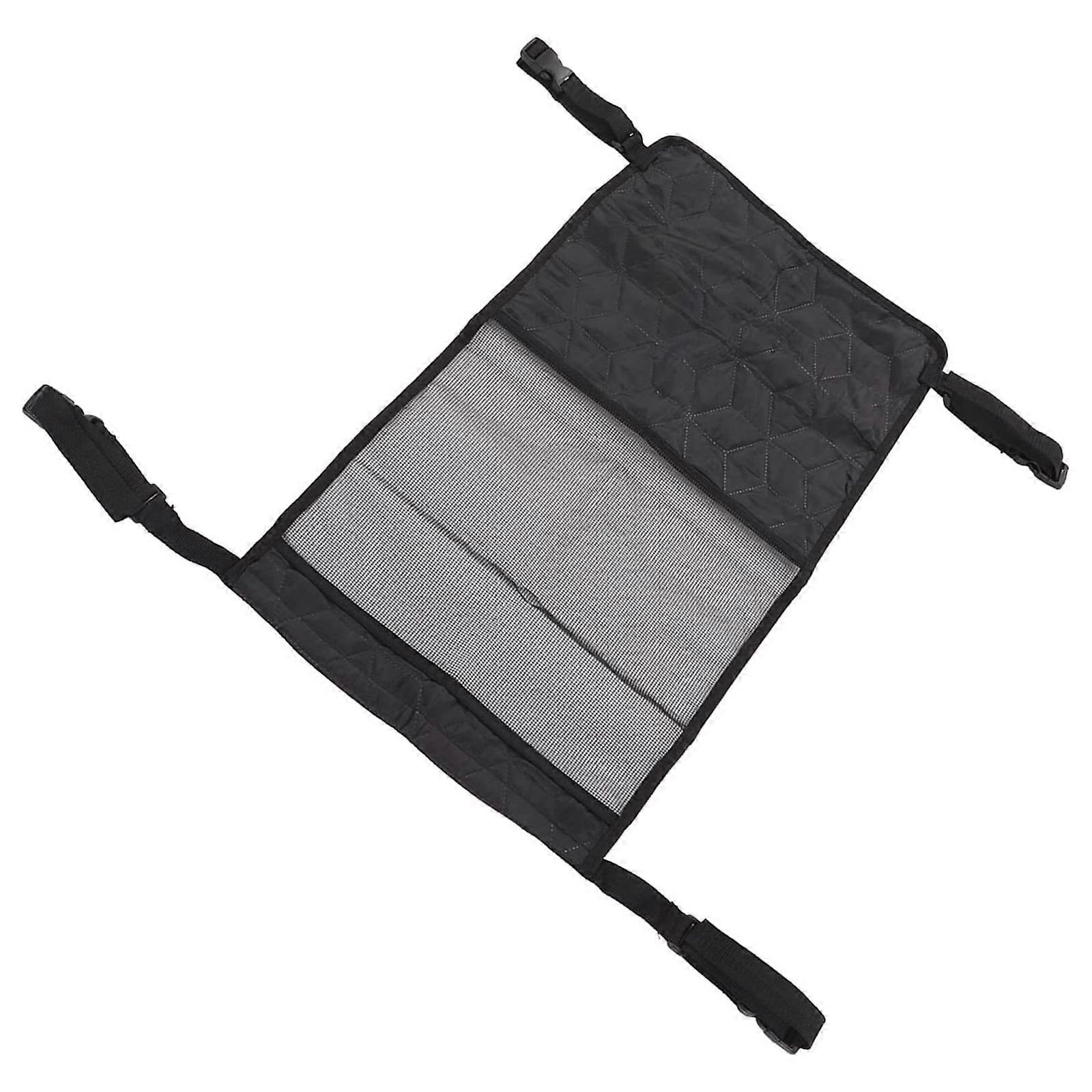 Car Net Safety Barrier Unviersal Organizer for SUV Seats Back Net Bag Pet Barrier Car Divider Stretchable Storage Bag Multicolor