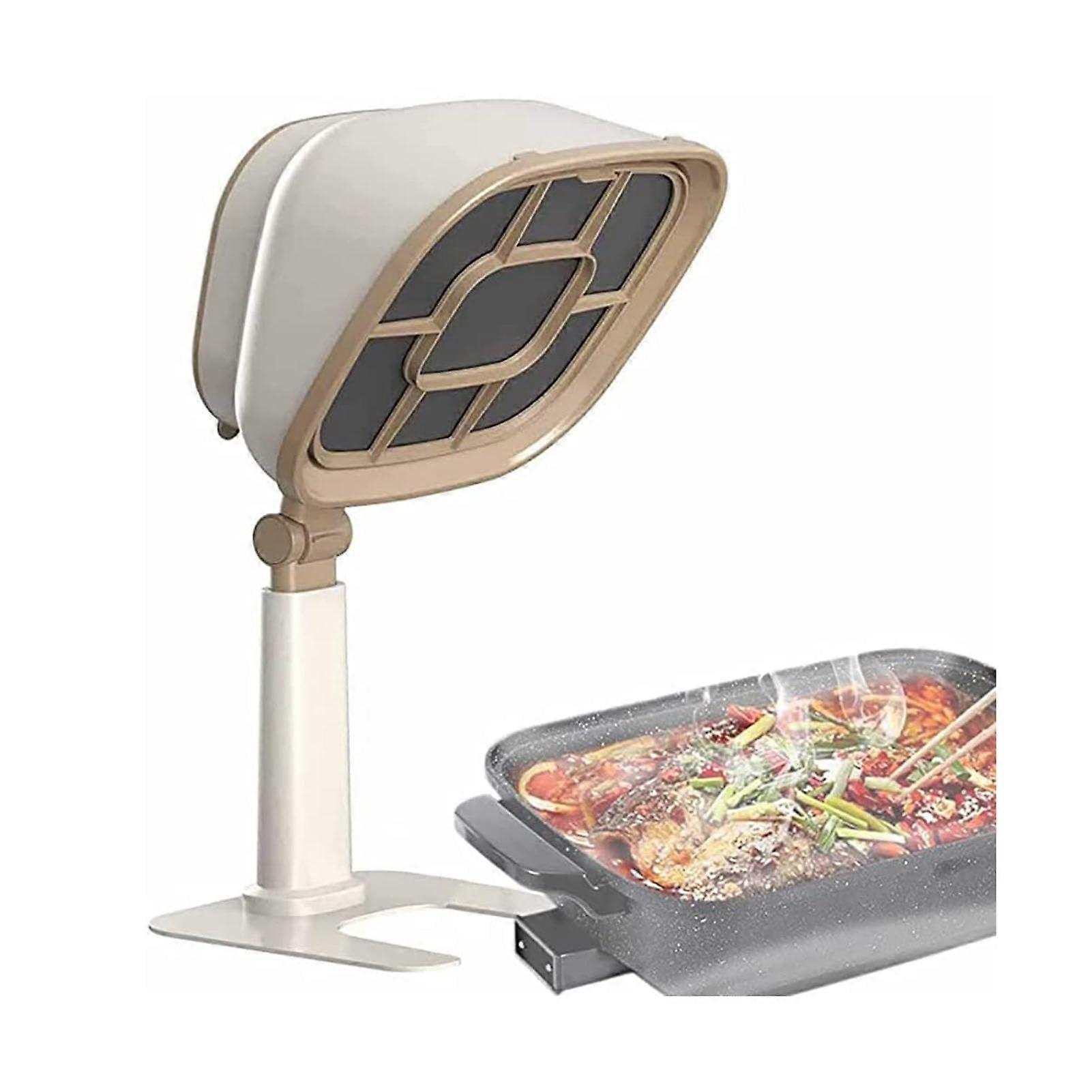 Countertop Range Hood with Strong Speed Suction, Adjustable Tilt, Easy Clean for Kitchen BBQ