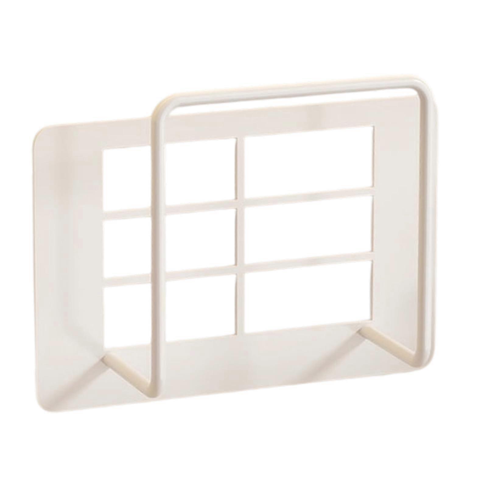 Wall Mounted Router Organizer with SpaceSaving Design and Cable Management Storage Shelf White