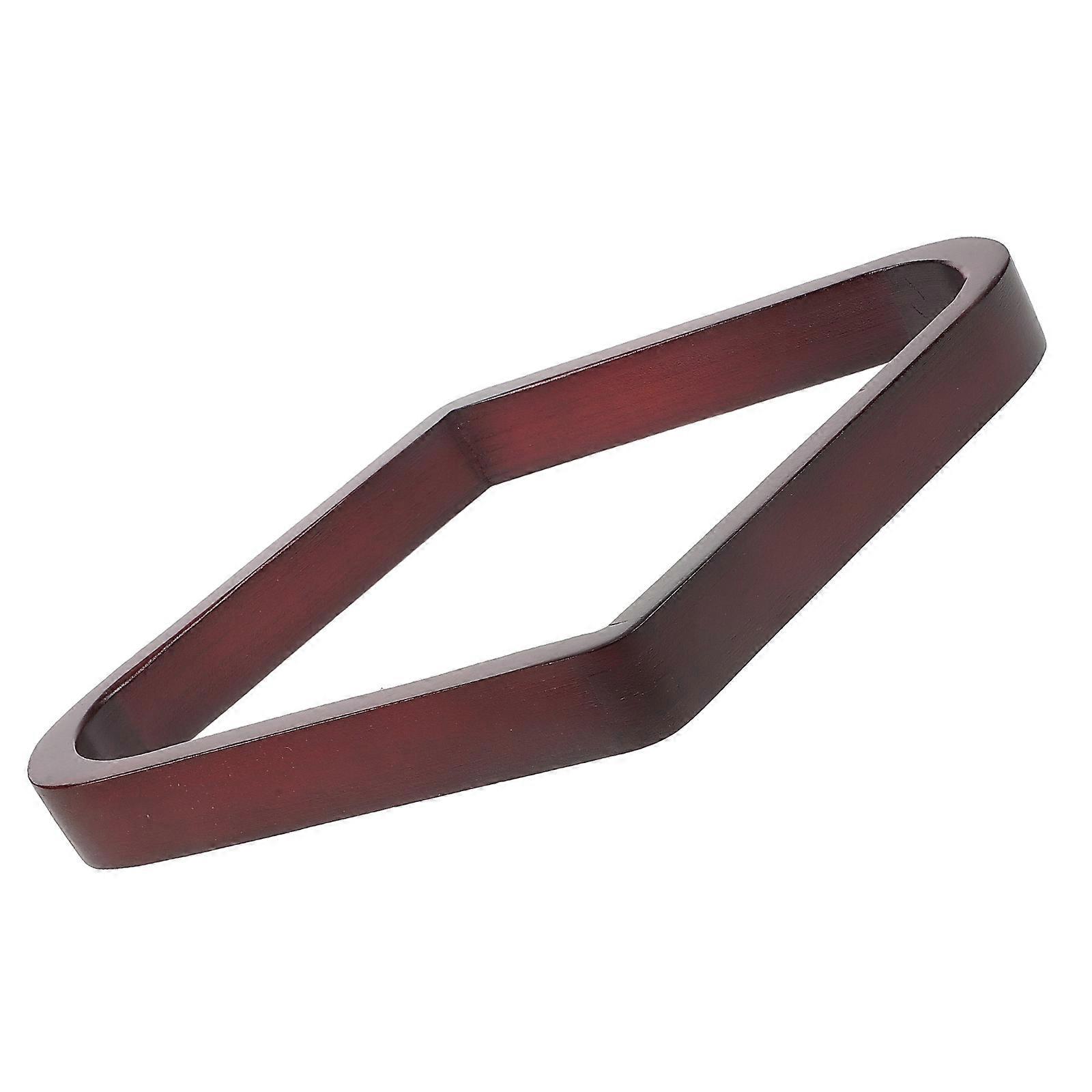 Billiards Table Wooden Rack Elegant Design For Pool Table Accessories 31X21X3CM -Shaped Durable Construction 1 Pcs