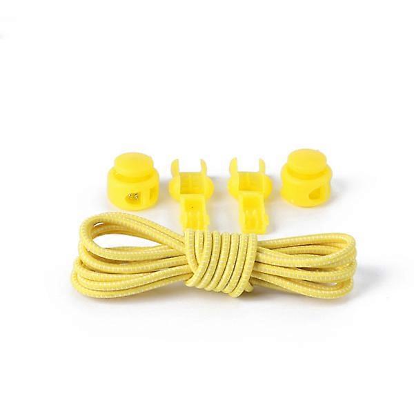 Elastic Shoelaces - Including Drawstring (Length: 100cm) Yellow