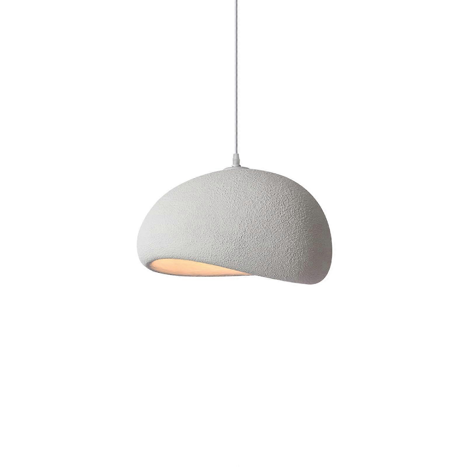 Modern Japanese Style Pendant Light with Adjustable Height, 30cm Shade for Dining Room and Kitchen Island