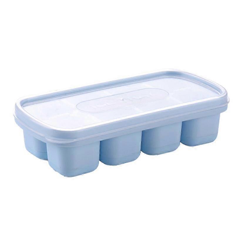 Ice Cube Tray Stackable Easy to Release Mini Visible Lid Design Ice Cube Mold for Summer