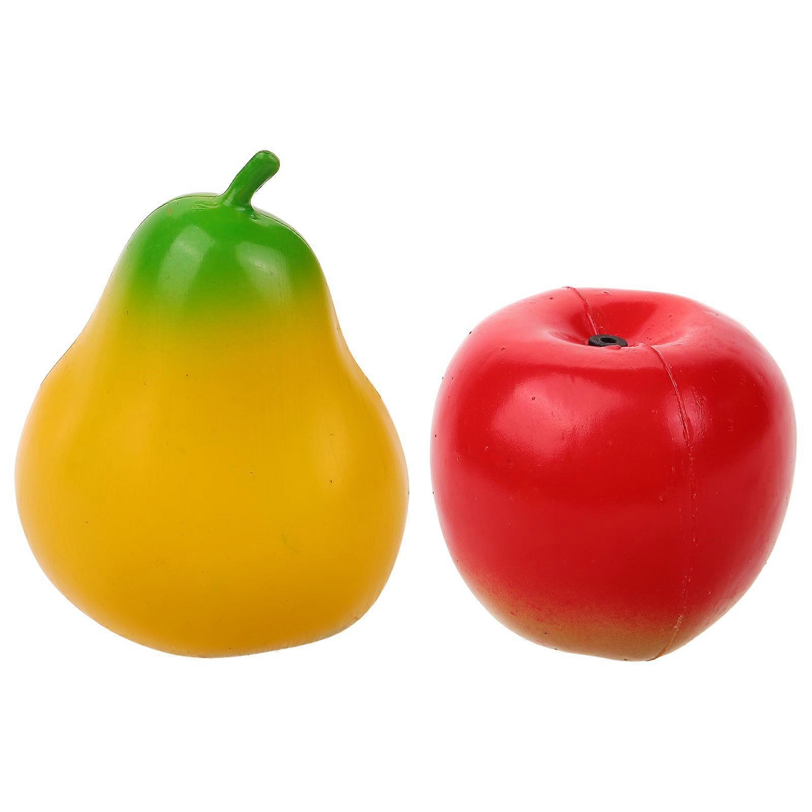 Fruit Shaker Maraca for Kids with Assorted Color Plastic Material 2pcs Small Size