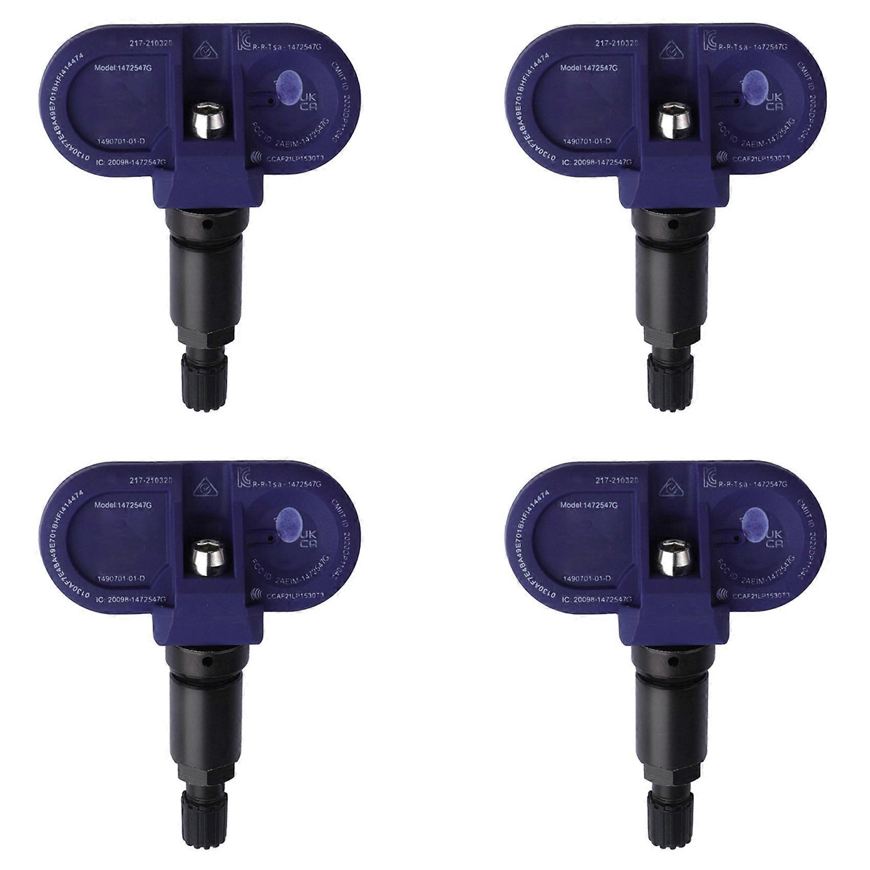 4X 1490701-01-D 149070101D Bluetooth TPMS Tire Valve for Tesla Model 3 Y X S 2020-2024 Tyre Pressure Monitoring System