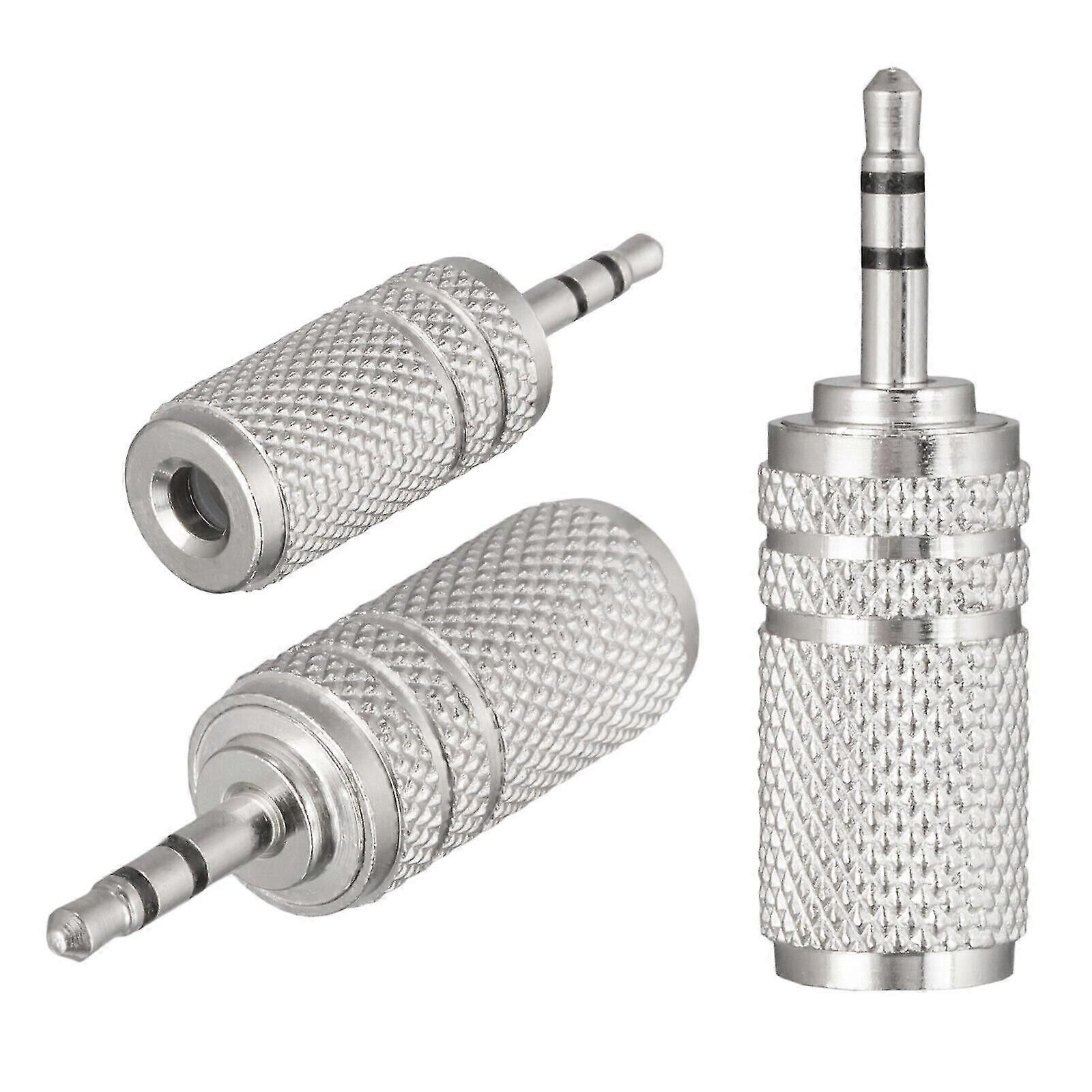 2.5 mm jack plug 3.5 mm socket jack plug AUX audio stereo adapter
