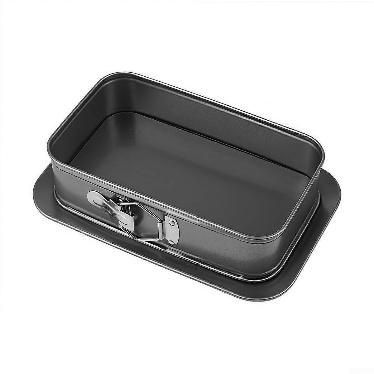 Rectangular Cake Pan with Removable Bottom, Nonstick Cheesecake Pan for Easy Release Baking