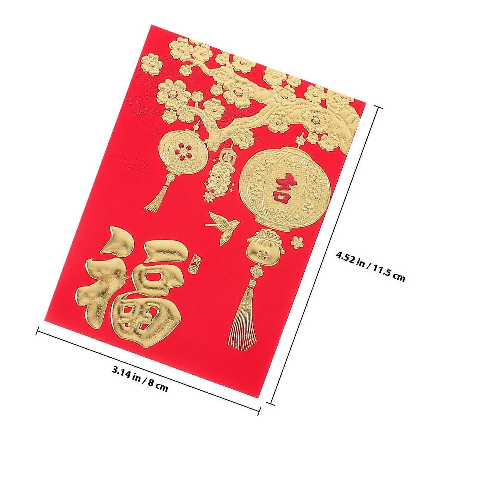 Snake Year Red Envelope for Storage 48Pcs Money Envelopes Paper
