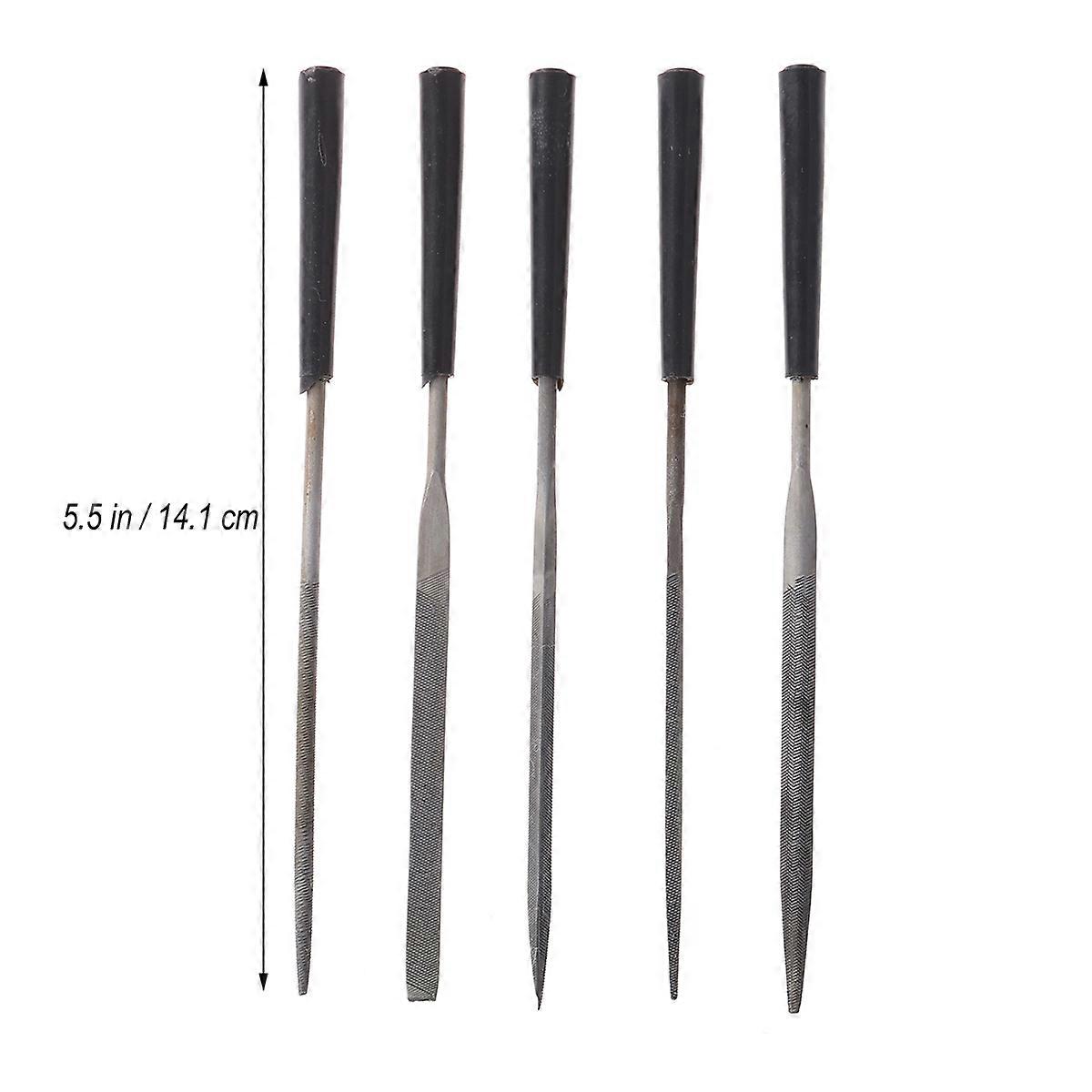 Wood 5Pcs Set for Shaping Use with Coarse Tooth Pattern Design