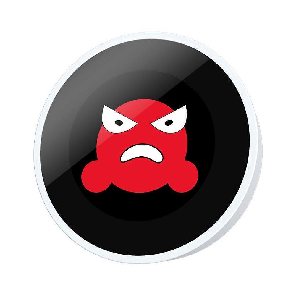 0.9-Inch Electronic Dynamic Badge, Bluetooth-Connected Display, and Intelligent Facial Expression Animation Function