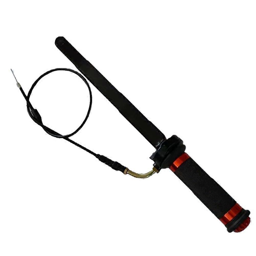 Outboard Motor Throttle Handle with Cable for Hangkai 2 Stroke 3.6HP Boat Engine